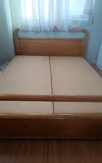 تخت دونفره چوب ملچ