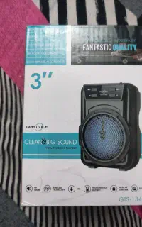 اسپیکر بلوتوثی ۳ اینچ گریت نایس GTS-1346