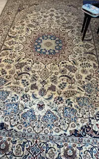 فرش شش متری دستباف گل ابریشم