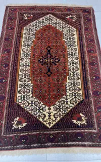 فرش فرهنگیان/قالیچه ۱/۲۰در ۱/۸۰ دستبافت لوکس نو