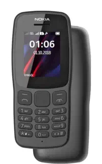 نوکیا 106 4G دو سیم کارت نو آکبند با شارژر و باتری