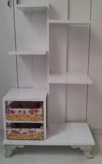 پایه قابلمه چوبی سفید