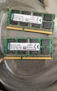 2 عدد رم 8 گیگ لبتاپی DDR3 کینگ استون