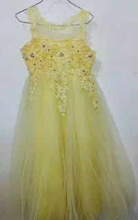 پیراهن مجلسی دخترانه تور و گیپور