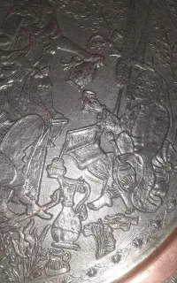 سینی قلمکار مسی