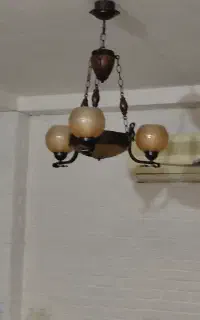 لوستر چوبی مدل روستیک