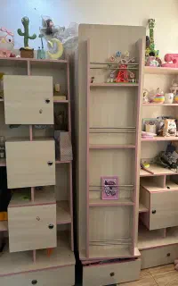 کمد ۳تکه و میز ارایش دخترانه