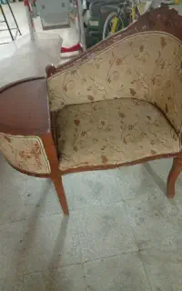 میز تلفن چوب گردویی