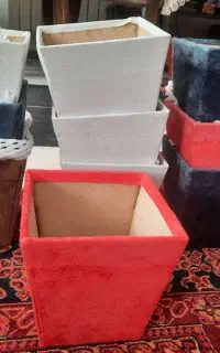 گلدان فانتزی مخمل