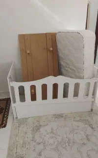 تخت کودک تا شیش سال با تشک کامل