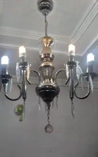 لوستر سه شاخه نقره ای ۴عدد (دونه ای ۳میلیون تومان)