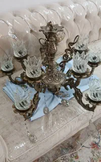 دوتا لوستر ۱۰شعله درحدنو
