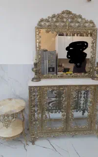 اینه کنسول ومیز برنز برنزی