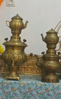 سماور برنجی باقوری