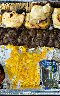 غذا خونگی . آشپز مراسم . کبابزن سیخی