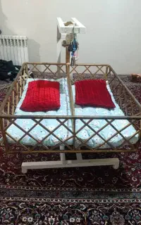 گهواره فلزی دوقلویی