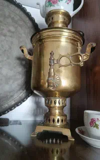 سماور روسی عتیقه قدمت بالای ۱۲۵ سال