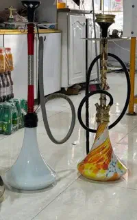 دو عدد قلیان  ب همراه کیف