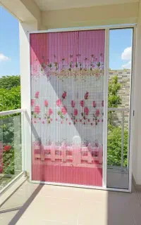 نصب توری پلیسه آکاردئونی و پنجره دوجداره مشهد