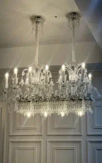 لوستر باکاراد با رنگ های متنوع از ۳ تا ۶۰ شاخه