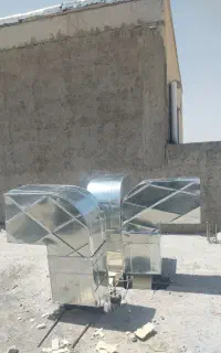 کانال سازی ،ساخت  نصب کانال کولر، لوله‌های گرد هود