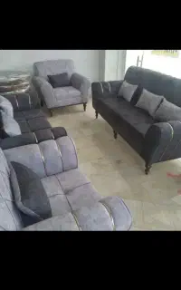 مبل اسکارلت پایه چوبی