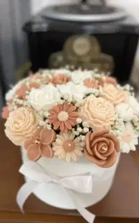باکس گل شمع
