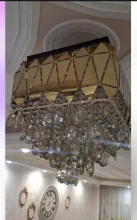 لوستر طلایی مدرن