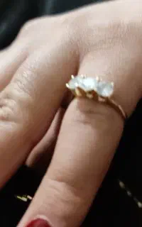 انگشتر زنانه ۳۰۰بالای تابلو وزن بدون نگین ۲.۳۵