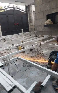 جوشکار سیار اسکلت وآهنگر نرده راپله و ساخت کانکس