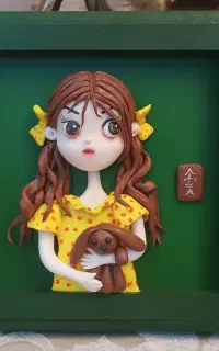 آموزش تابلوهای عروسکی خمیری جذاب