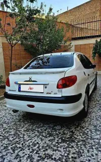 پژو 206sd v8 tu5کم کار تیپ5درحد صفر بدون‌ رنگ تمیز
