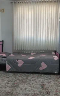 تخت فلزی وتشک 1 نفره