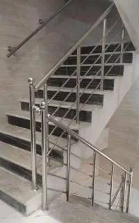 نرده استیل حفاظ راه پله،حفاظ بانکی،حفاظ پشت پنجره.