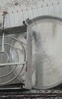 اجاق گاز و تابه نان پزی نو