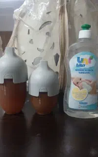 ۲عددشیشه شیرهی اورشی اصل همراه اشانتیون مایع یونی