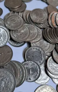 ۲ و ۱ ریالی شیر خورشید سوپر بانکی