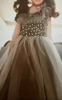 لباس مجلسی فنردار بچگانه