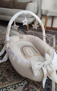 تشک غلت گیر کودک و نوزاد آوین مدل رنگین کمان