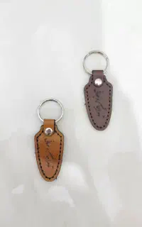 جاکلیدی چرم طبیعی