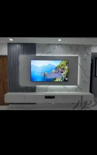 نصاب کفپوش پارکت تی وی وال