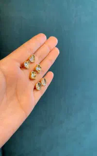 گل گوش هفت رنگ طلا