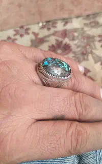 فیروزه نیشابور رکاب نقره