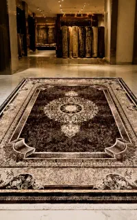 فرش قهوه‌ای