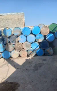 بشکه فلزی تعداد ۱۰۰عدد