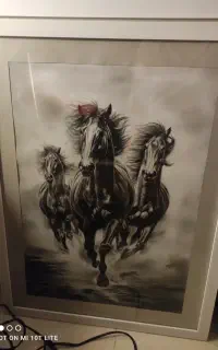 تابلو سیاه قلم لسب
