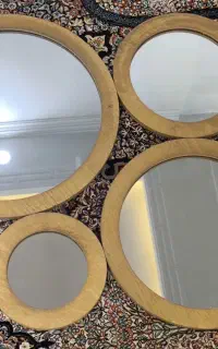 آینه گرد دیواری۴ تایی