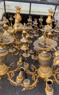 خرید و فروش لوستر آبکاری و برنجی