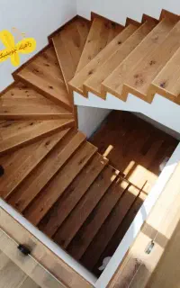 پله چوبی ، چوبپلاس خانه ویلا