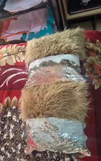 کوسن ۲عددهرکدوم۲۰۰پشم شیشه پرشده وحصیر۸۰سانت